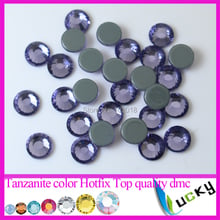 1440pcs SS20 Tanzanite color Highest quality HOT FIX DMC rhinestone Copy swarov 2038 super shine crystal glue Strass 2024 - buy cheap