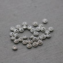 5PCS Alloy Accessory Buttons Fittings For Snaps Jewelry Separator Beads Silver-plate Making Design For Bracelet Necklace DIY 2024 - buy cheap