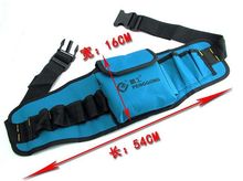 SunRed high quality blue with black 8 pockets electronic 2014 new tools waist bag NO.102 freeshipping 2024 - buy cheap