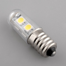 E14 220В/1 Вт 7LED 5050SMD яркий белый домашний холодильник кукурузная лампа долговечная лампа 2024 - купить недорого