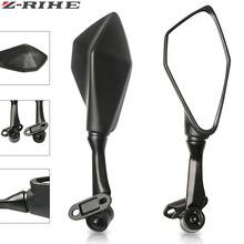 Motorcycle Mirror Black Moto Rearview Side Mirror For Yamaha YZF600 YZF R1 R6 R3 R125 R25 R15 2003 2004 2005 2006 2007 2008 2009 2024 - buy cheap