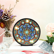 5D DIY Mandala Full Drill Diamond Painting Light Lamp Rhinestone Embroidery Special Shape Drill LED Diamond Painting Lamp 2024 - buy cheap