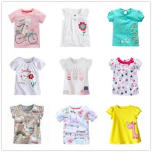 VIDMID baby Girl t-shirt big Girls tees t shirts children blouse t-shirts super quality kids summer clothes rabbit pink w01 2024 - buy cheap