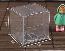 50pcs 3*3*3cm Transparent Waterproof PVC Boxes Packaging Small Plastic Clear Box Storage For Food/jewelry/Candy/Gift/cosmetics 2024 - buy cheap