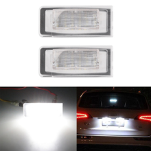 FISHBERG 2pcs LED License Number Plate Lights Lamp Canbus No error 6000k White 12V license lights For Audi TT 8N Roadster Coupe 2024 - buy cheap