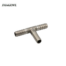 Stainless steel Hose Splicer Type T-Shaped or Cross Four-way Hose Connector Fitting for 8mm Beer Line Home Brewing 2024 - buy cheap