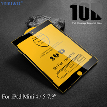 10D Full Cover Black For iPad Mini 5 Mini 4 7.9'' Tempered Glass Screen Protector on For Apple iPad Mini4 Mini5 Protective Film 2024 - buy cheap