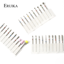 ERUIKA Diamond Nail Bits Electric Polishing Ceramic Nail Drill Bit Set Milling Cutter Cuticle Clean Manicure Pedicure File Tools 2022 - buy cheap