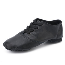 Zapatos de Jazz de suela blanda con cordones para adultos/mujeres/niñas, zapatos de baile profesionales, modernos, bajo, 4 colores, A179 2024 - compra barato