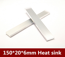 Hot sale  10pcs/lot   aluminum radiator heat sink fins 150 * 20 * 6MM HEAT SINK     Free shipping 2024 - buy cheap