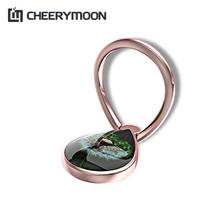 Красивый подвесной держатель CHEERYMOON серии, универсальное металлическое кольцо-подставка для iPhone X, держатель с полным отслеживанием 2024 - купить недорого