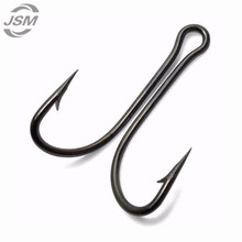 JSM 25pcs 9908 High Carbon Steel Double Fishing Hooks Double Bait Fishing Hook Carp Fishing Accessories Size 2/0 3/0 2024 - buy cheap