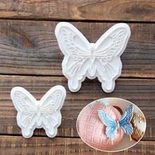 2 Pcs/Set Butterfly Cake Fondant Decorating Sugarcraft Cookie Plunger Cutters Mold Confectionary Pastry Cupcake Baking DIY Tools 2024 - buy cheap