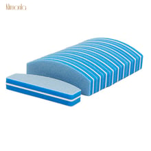 7pcs Mini Sanding Sponge Nail File 100/180 Blue Double-sided Buffing Blocks For Polishing Grinding Tools DIY Salon Manicure 2024 - buy cheap