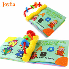 Joyfia детские игрушки книжки из мягкой ткани звук шелеста Младенческая образовательная погремушка в коляску игрушка Новорожденные детские игрушки грызунки 0-36 месяцев> 2024 - купить недорого