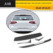 Carbon Fiber Auto Car Rear Trunk boot lip Spoiler for Volkswagen VW standard GOLF VII MK7 2014UP 2024 - buy cheap