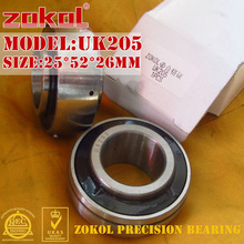 ZOKOL bearing UK205 Taper hole 190505 Pillow Block Ball Bearing 25*52*26mm 2024 - buy cheap