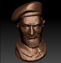 3d model relief for cnc in STL file format Colonel Head 2024 - buy cheap