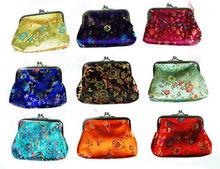Wholesale 10pcs Charming Chinese Handmade Silk Classic Coin Purses/Bags/Wallets 2024 - buy cheap