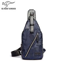 Badenroo Brands Men Chest Bags Waterproof Nylon Zipper Male Shoulder Messenger Bags Men's School Bag Modern Casual Crossbody Bag 2024 - buy cheap