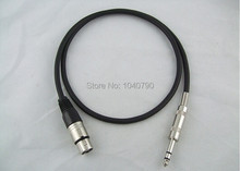 Free Shipping 6.3/6.5/6.35 three coreturned to the mother  double track line/sound card the mic/condenser microphone line 1 m 2024 - buy cheap