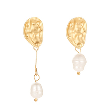 Vintage Natural Irregular Freshwater Pearl Dangle Earrings For Women Korean Asymmetrical Long Hanging Drop Earrings Jewelry 2024 - buy cheap
