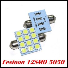 100X festoon 36mm 39mm 42mm C5W 12smd 5050 car led festoon led light auto LED Festoon Interior Dome Light Lamp Bulb For Car 2024 - buy cheap