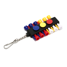 1pc carrier ball tees with 3 ball markers accessories plastic golf tee holder 2024 - buy cheap