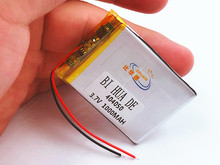 Bateria gps de navegador, com polímero de lítio, 3.7v 404050 1000mah, recarregável, li-ion, para mp3 mp4 mp5, brinquedo elétrico, laptop 2024 - compre barato