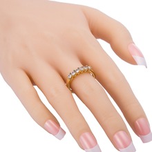 Fashion Simple Design Austrian Crystals Ring Personality Female Rings Wedding Rings For Women Jewelry top quality Dropshipping 2024 - buy cheap