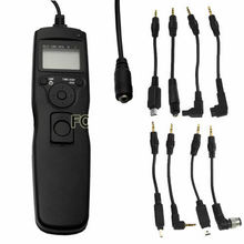 FOTGA Timer Remote Shutter code for Canon Nikon Sony Olympus with 7pcs Removable Cable 2024 - buy cheap