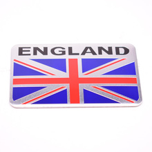 High Quality Aluminum 80*50MM England National UK Flag Auto Car Emblem Badge Sticker For ford focus chevrolet cruze audi BMW etc 2024 - buy cheap