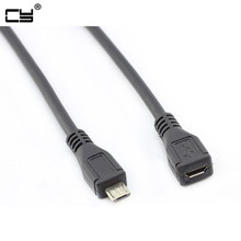 Кабель-переходник Micro USB Male-Female USB 2,0 25 см 2024 - купить недорого