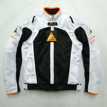 Free shipping 1pcs New Genuine Spring Summer Men Breathable Motocycle Riding Suit Protective Jacket with 5pcs Pads 2024 - buy cheap