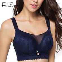 FallSweet Unlined Wire Free Women Bra Full Coverage Push Up Brassiere 36 38 40 42 44 46 Big Size Women Underwear 2024 - buy cheap