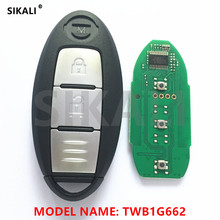 Умный дистанционный Автомобильный ключ SIKALI, чип 433,92 МГц 7952 для NISSAN Micra Juke Note Leaf Cube Tiida 2024 - купить недорого