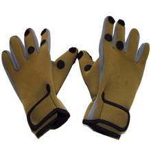 1 Pair Fishing Gloves Sport Leather Fishing Gloves Men 3 Half-Finger Breathable Anti-Slip Glove Fishing tackle 2024 - buy cheap