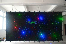 Сценическая светодиодная комнатная занавеска 3x6 м, бесплатная доставка, сделано в Китае 2024 - купить недорого