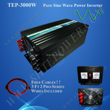 3000w power invertor,pure sine wave,24VDC to 100VAC,50HZ 60HZ 2024 - buy cheap