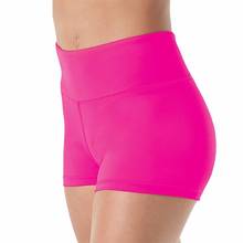 Women High Waisted Lycra Spandex Dance Shorts Girls Workout Dancing Shorts for Stage Performance Shorts 2024 - buy cheap