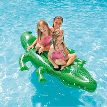 Hot sale summer kids Inflatable Alligator Crocodile inflatable games swimming pool.168*86/203*114 inflatable Ride-ons Toy 2024 - buy cheap