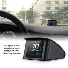 Rmlks sistema automotivo digital obd2 com gps, monitoramento de temperatura, velocímetro, medidor de temperatura, visor para automóvel 2024 - compre barato