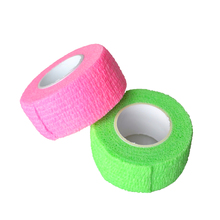 Fita fluorescente adesiva coesiva auto-adesiva, faixa não tecida para bandagem, 12 tamanhos, 2.5cm x 4.5m 2024 - compre barato