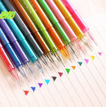 12 Pcs/Set Letters Gel Pens Set Kawaii School Supplies Office Stationary Photo Album Canetas Kawaii Pens Stationery Gel Ink Pen 2024 - buy cheap