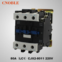 AC contactor 80A (LC1) CJX2-8011 220V Coil Voltage Silver Contact 2024 - buy cheap