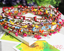 New 20PCS High Quality Artificial Wreath Flower Small Berry Rattan pip berry garland for DIY party wedding Christmas decoration 2024 - buy cheap