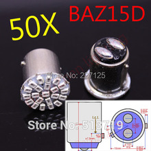 50X BAZ15d 1157 7225 22LED 3528SMD Backup Front Rear Turn Signal Brake Stop Parking light Lamp 12V Emitting Diode 2024 - buy cheap