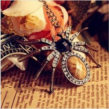 Personalized Spider retro sweater chain man and women necklace jewelry 4ND228 2024 - buy cheap