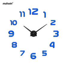 2020 muhsein Wall Watch Home Decor Decoration Living room Watches Fashion Brief Quartz Clock  orologio da parete Large wallclock 2024 - buy cheap