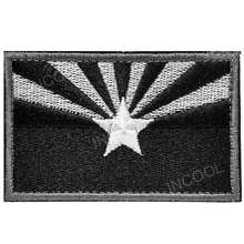 Вышивка патч США американский флаг Аризоны патч военные патчи тактическая аппликация эмблем вышитые значки 2024 - купить недорого